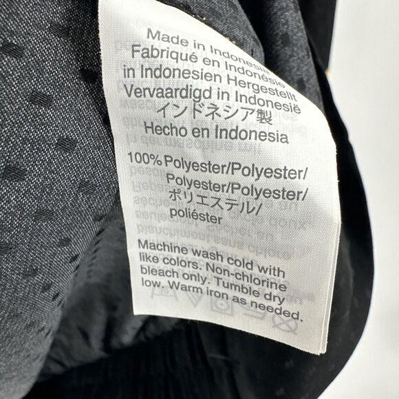 Madewell Blouse Womens Medium Black Floral Satin Crop Faux Wrap V-Neck Top - Picture 8 of 8